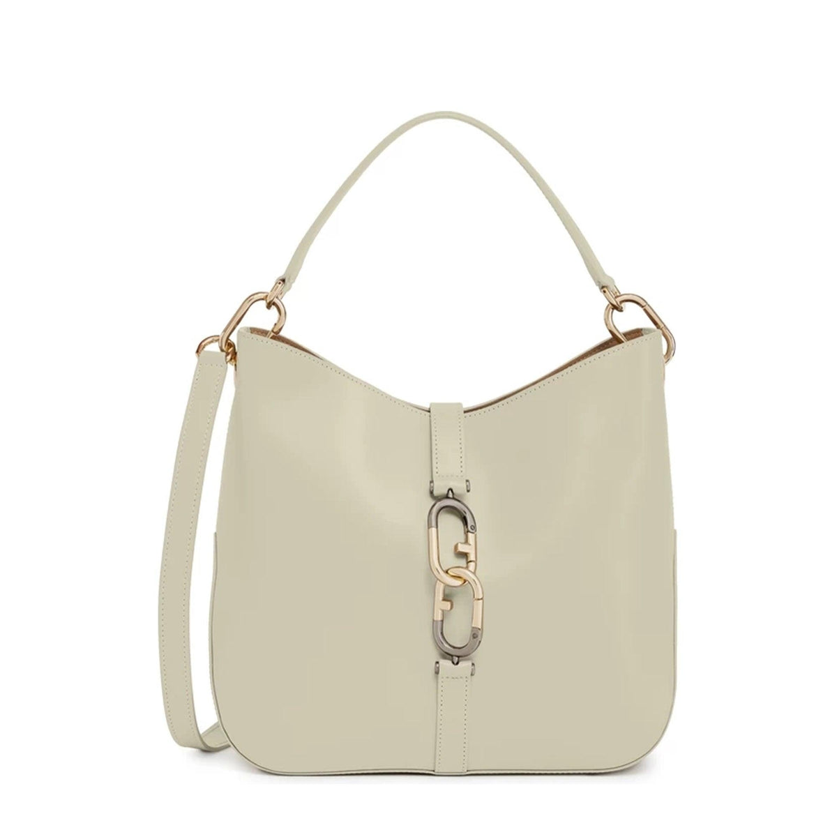 Furla Sirena Hobo Beige Leather - InstaRunway.com
