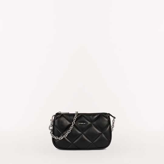 Furla Moon Shoulder Bag Nero Mini