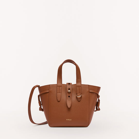 Furla Net Mini Tote Bag Cognac H Mini
