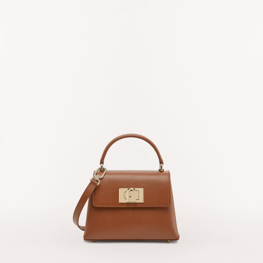 Furla 1927 Top Handle Cognac H Mini