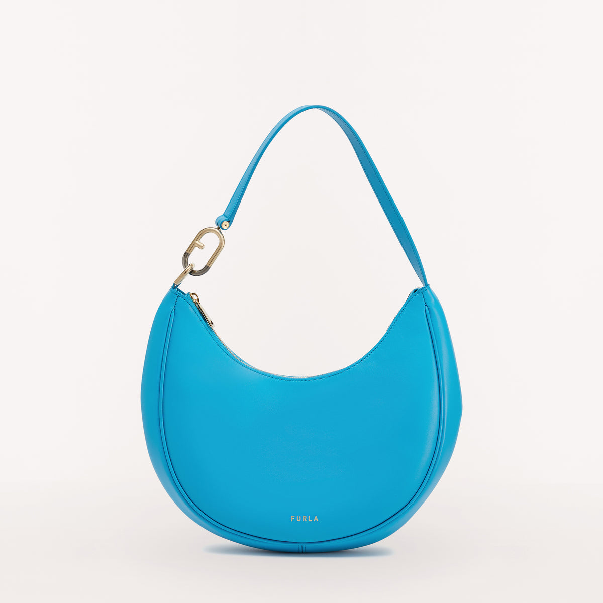 Furla Primavera Shoulder Bag, Ciano, Vitello Roma