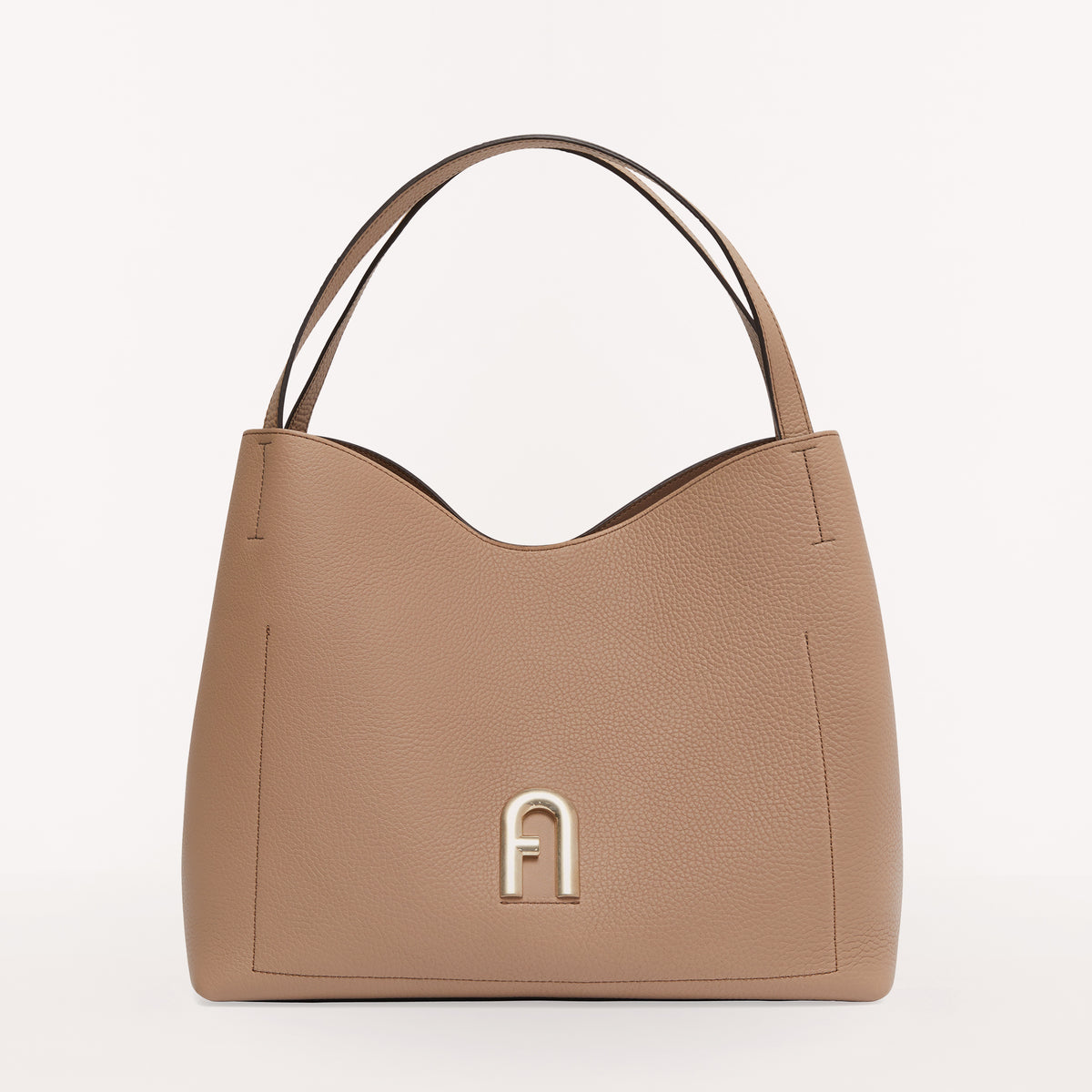 Furla Primula Hobo, Greige, Vitelo St. Daino