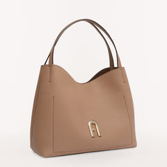 Furla Primula Hobo, Greige, Vitelo St. Daino