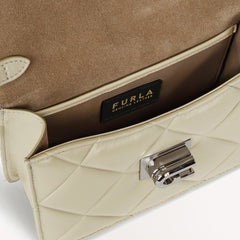 Furla 1927 Soft 20 Mini Crossbody Bag Marmo C/Nero Mini WB00339 WB00339BX01860700S1003