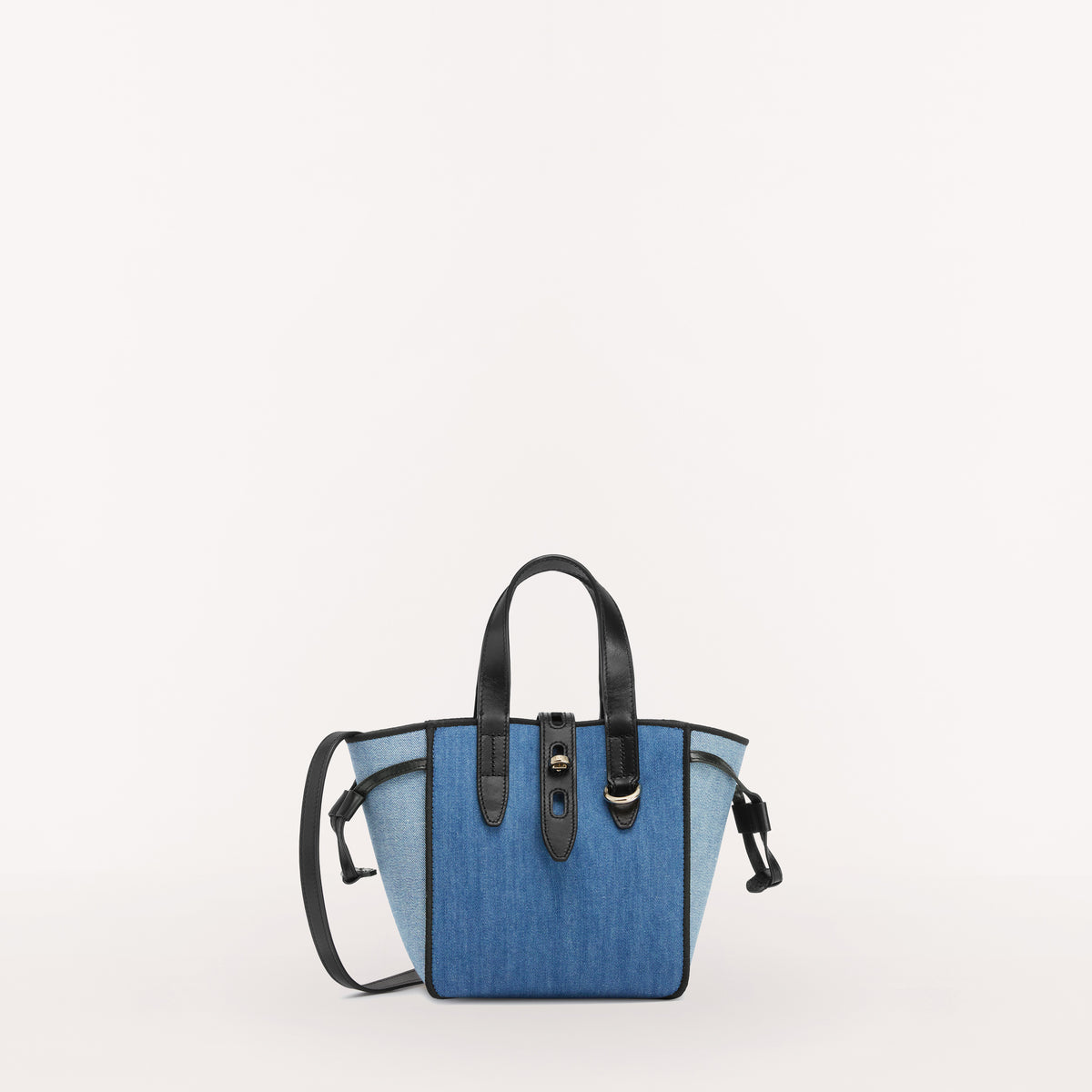 Furla Net Mini Tote Bag Toni Blu Denim Mini BASRFUA BASRFUABX1661TDE001007