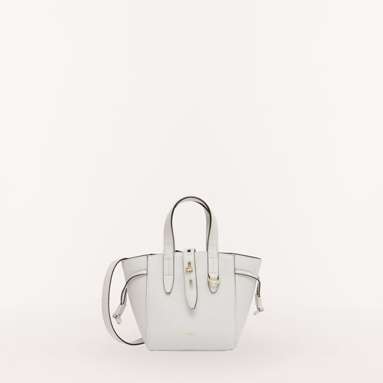 Furla Net Tote Basrfua Marshmallow Mini