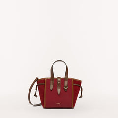 حقيبة صغيرة Furla Net Mini Tote Basrfua Mini Cherry Tones