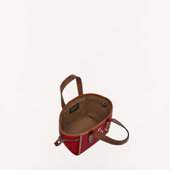 حقيبة صغيرة Furla Net Mini Tote Basrfua Mini Cherry Tones