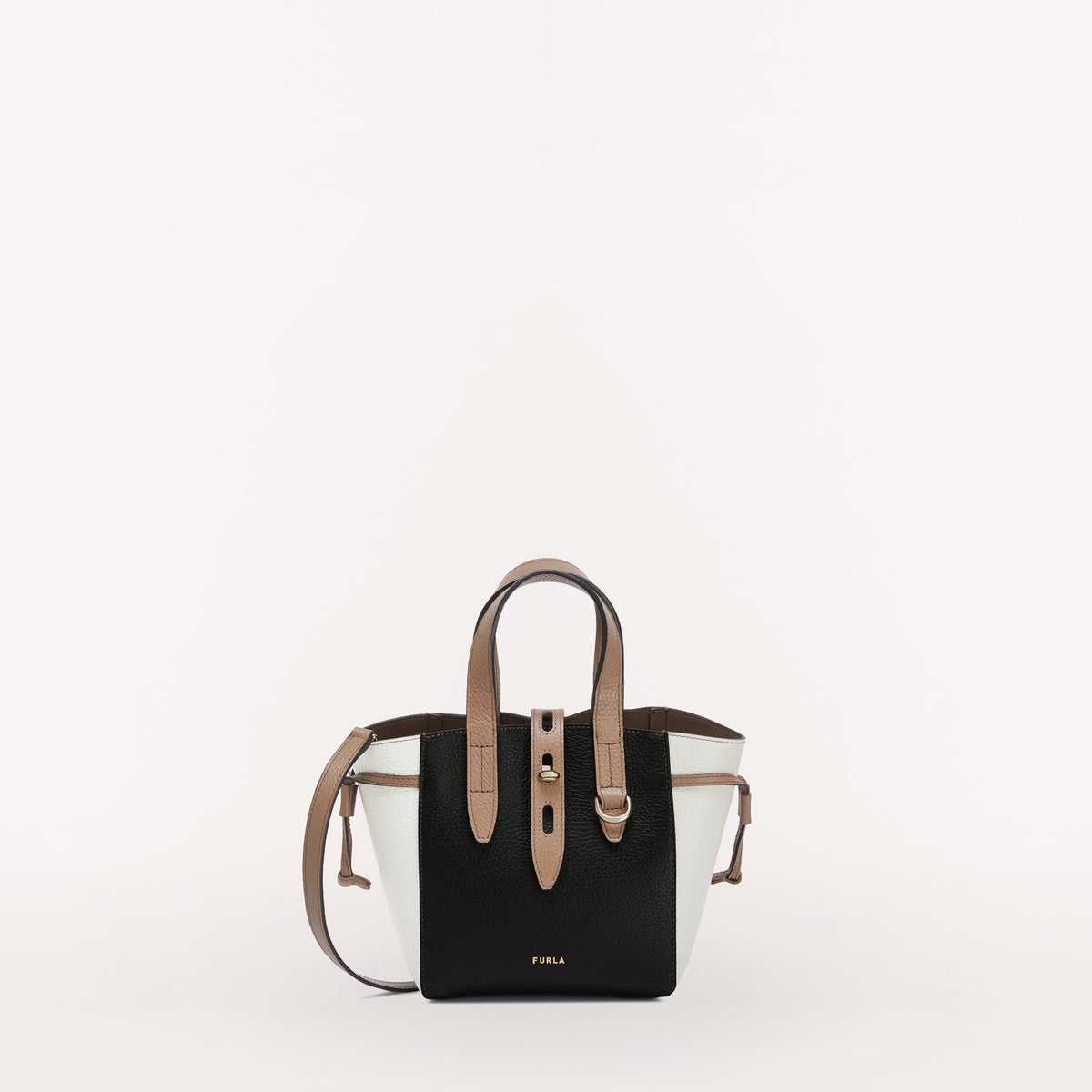 Furla Net Tote Bag Nero/Msmlw/Gre Mini BASRFUA BASRFUAHSC0002261S1007