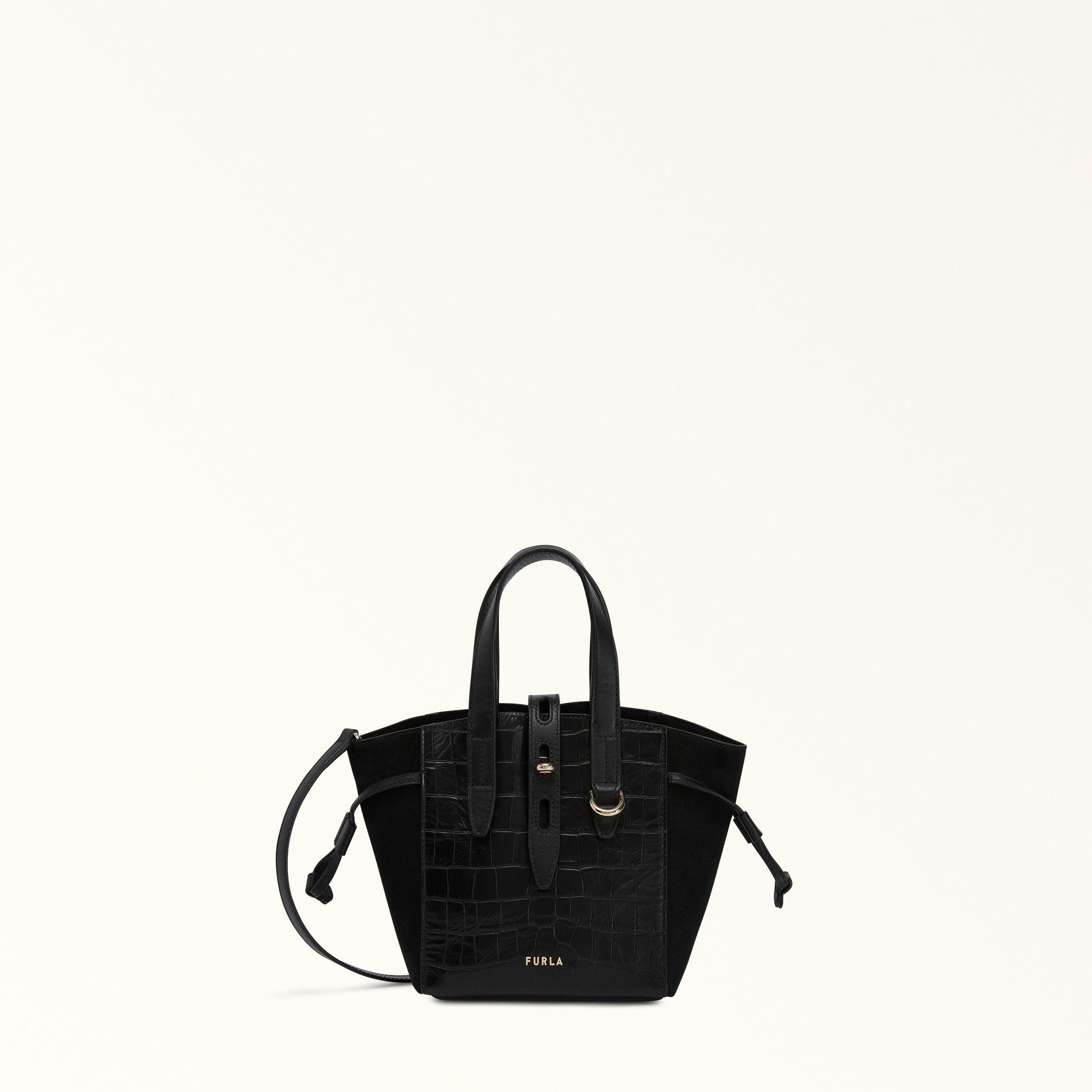 Furla Net Mini Tote Bag Nero O6 Mini BASRFUA BASRFUABX2338O60001007