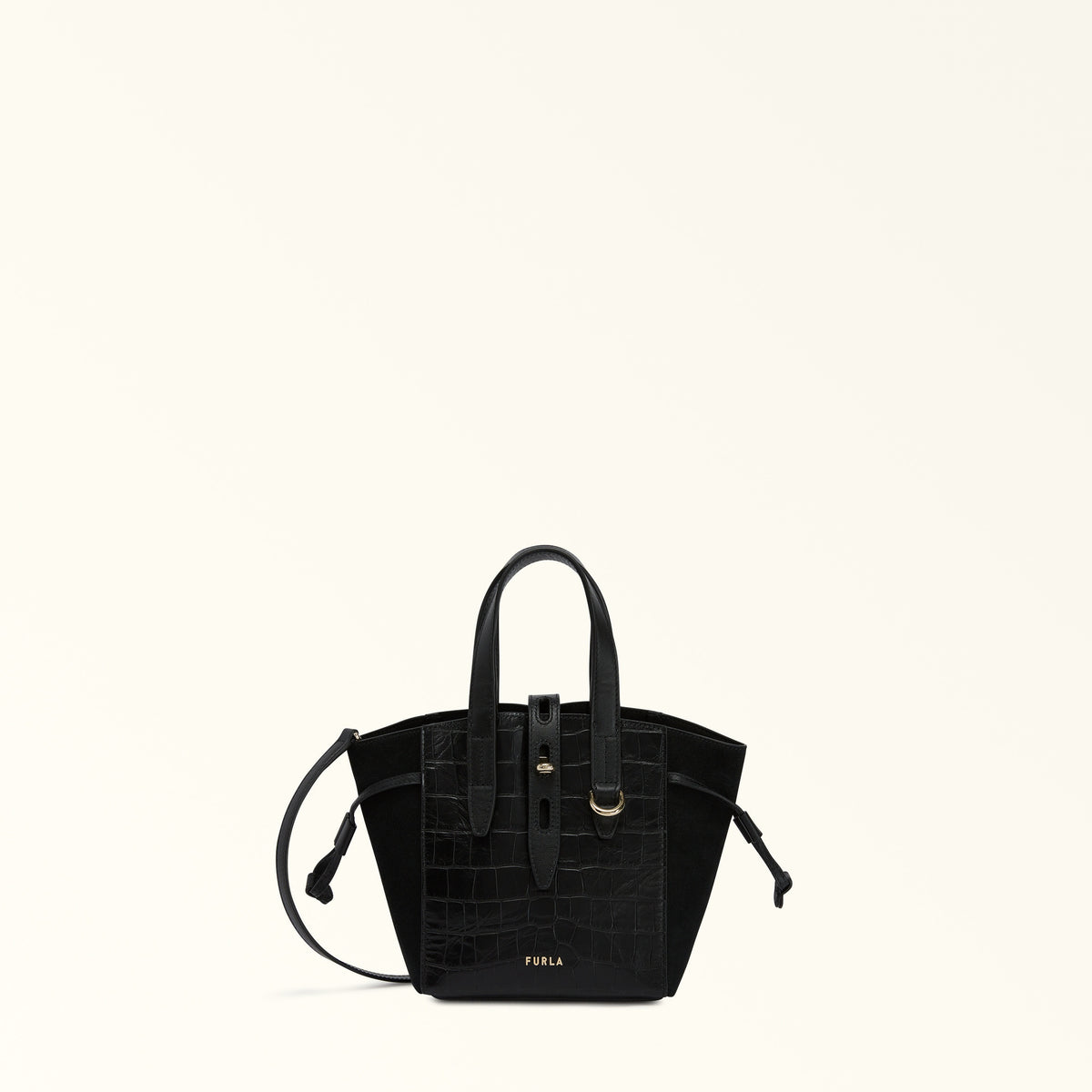 Furla Net Mini Tote Bag Nero O6 Mini BASRFUA BASRFUABX2338O60001007