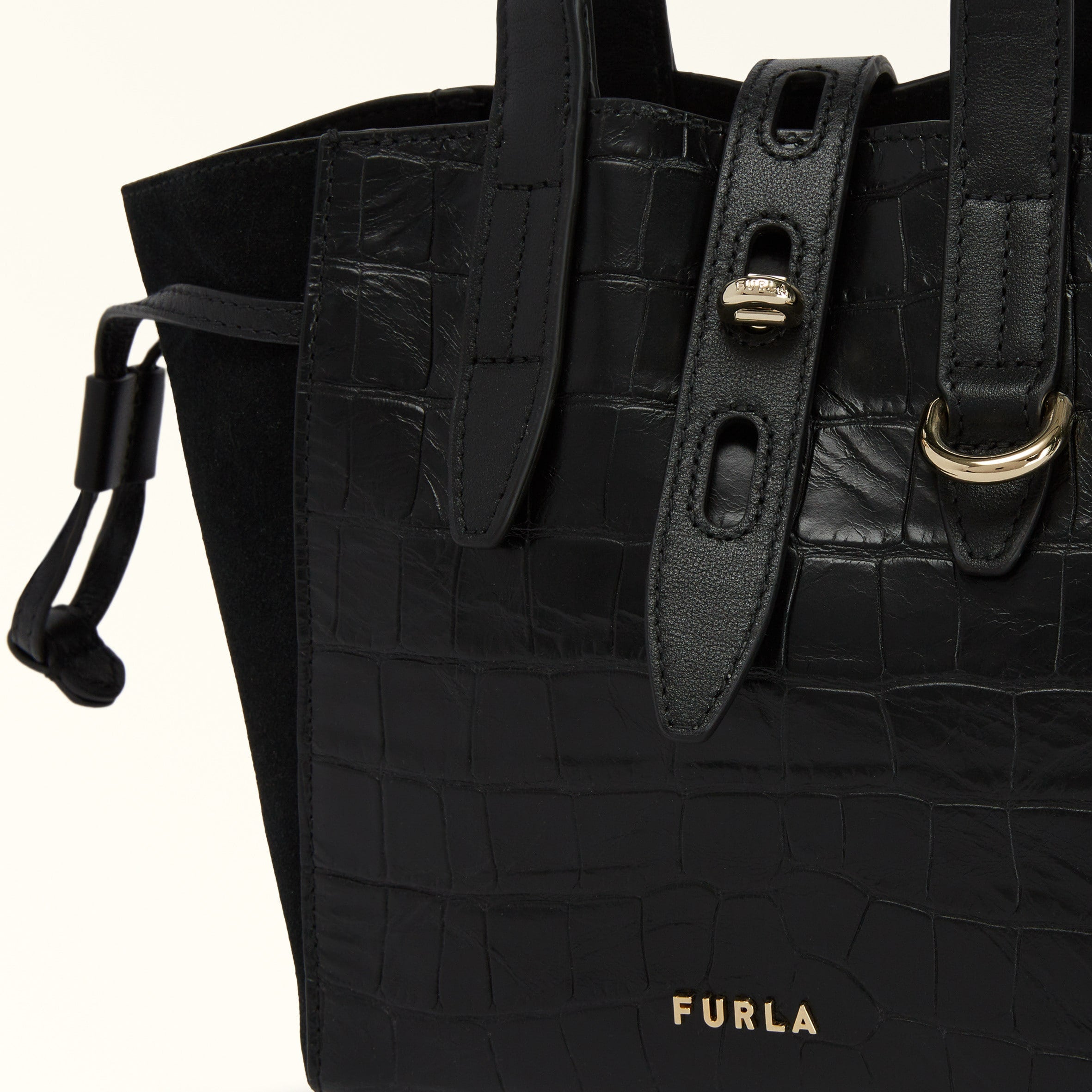 Furla Net Mini Tote Bag Nero O6 Mini BASRFUA BASRFUABX2338O60001007