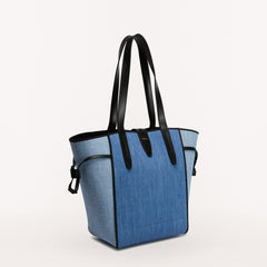 Furla Net Tote Bag Toni Blu Denim M BZT0FUA BZT0FUABX1661TDE001007