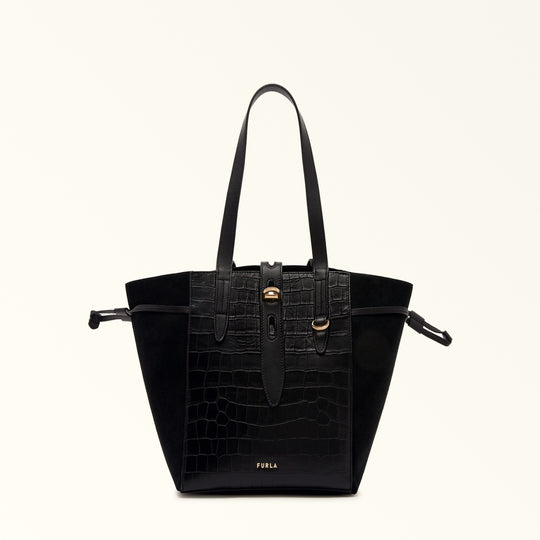 Furla Net Tote Bag Nero O6 M