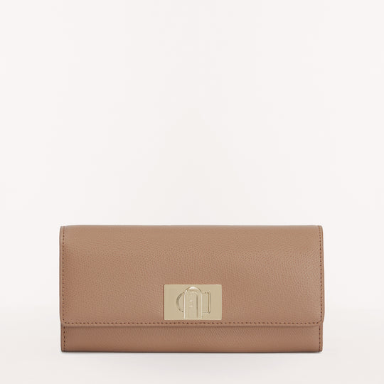 Furla 1927 Continental Wallet Greige One Size