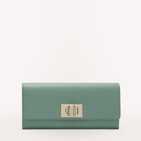 Furla 1927 Continental Wallet Mineral Green One Size