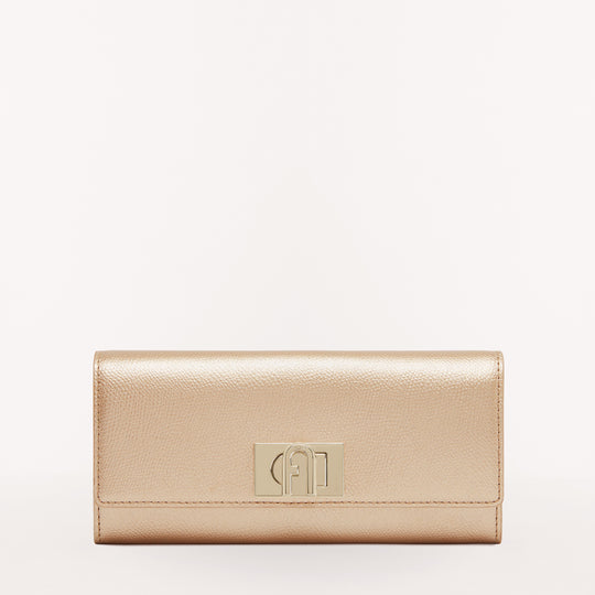 Furla 1927 Continental Wallet Champagne One Size