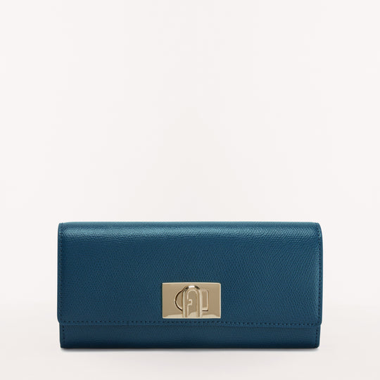 Furla 1927 Continental Wallet Blu Jay One Size