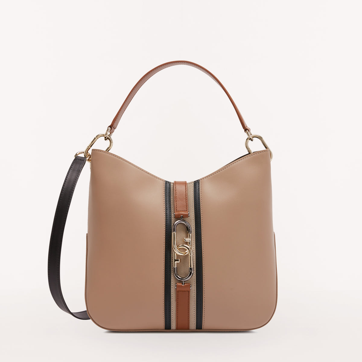 Furla Sirena Hobo, Toni Greige, Vit Rom Suede