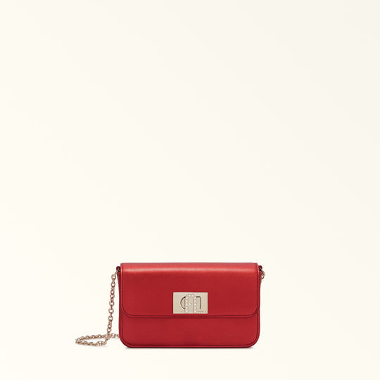 Furla 1927 Crossbody Bag Rosso Vene Mini