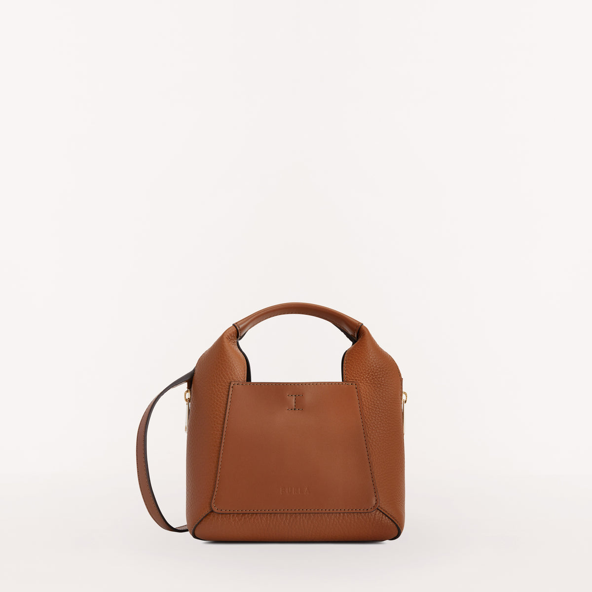 Furla Gilda Mini Tote Bag WB00583 Cognac H Nero Mini WB00583BX0181GHN001007