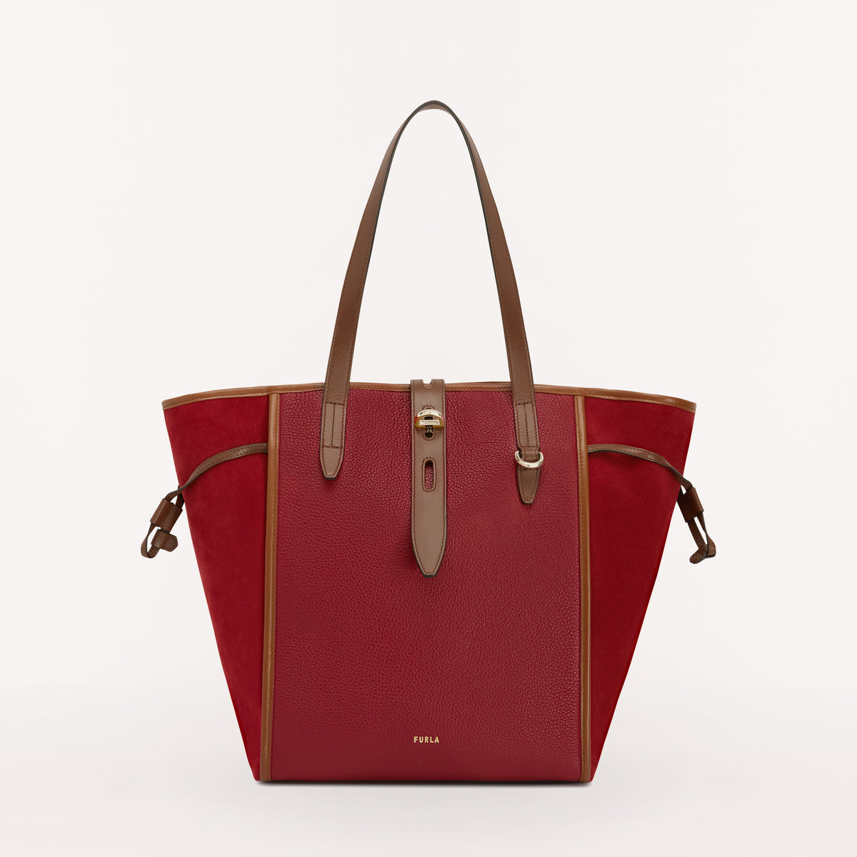 Furla Net Tote, Toni Ciliegia, Vit Era Sue Blk