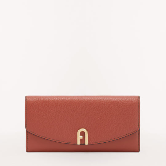 Furla Primula Continental Slim Wallet Cannella One Size