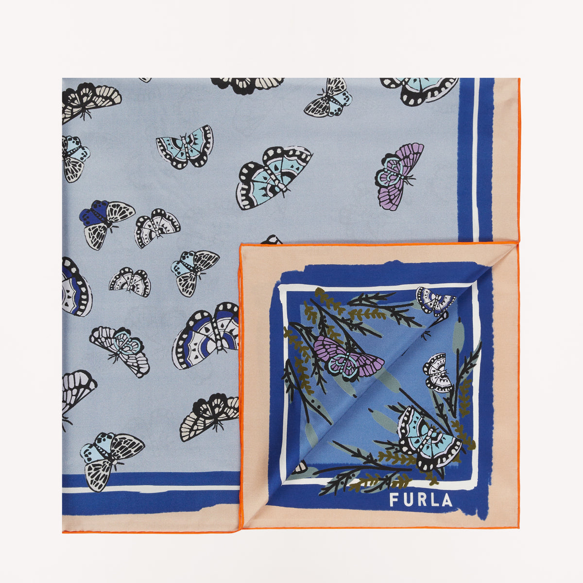 Furla Tortona Carre' 90X90, Toni Onda, Set Twi Farfal