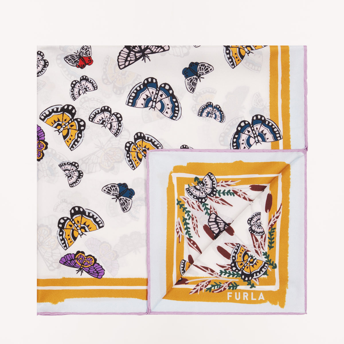Furla Tortona Carre' 90X90, Toni Talco, Set Twi Farfal
