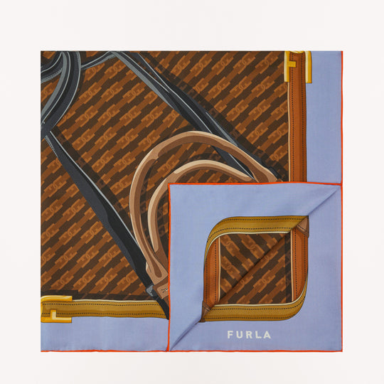 Furla Tortona Carre' 90x90 Cognac H