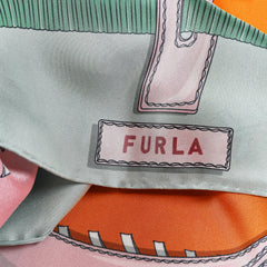 Furla Tortona Carre' 90x90 WT00021 Mineral Green 90x90 Set Twill Weavn