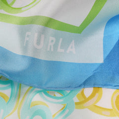 Furla Tortona Carre' 90x90 WT00021 Cerulean 90x90 Seta Twill Chn