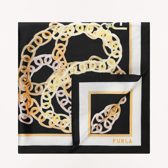 Furla Tortona Carre' 90x90 Nero O6