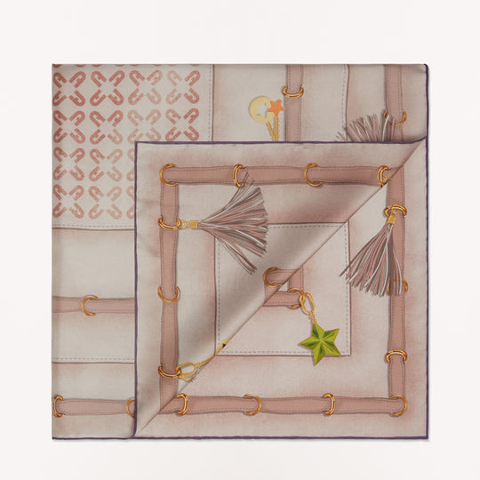 Furla Tortona Carre Scarf Cameo 90x90