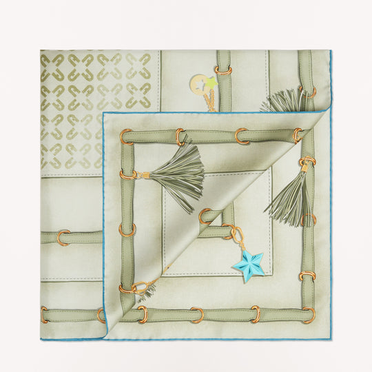 Furla Tortona Carre Scarf Midnight 90x90