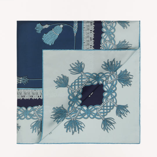 Furla Tortona Carre Scarf Midnight 90x90