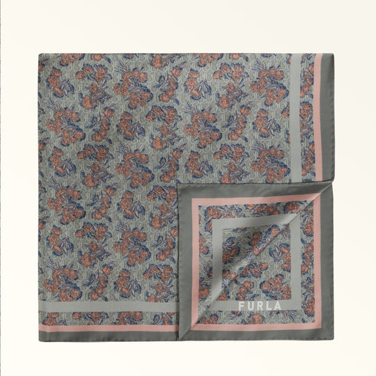 Furla Tortona Carre' Toni Silver 90x90