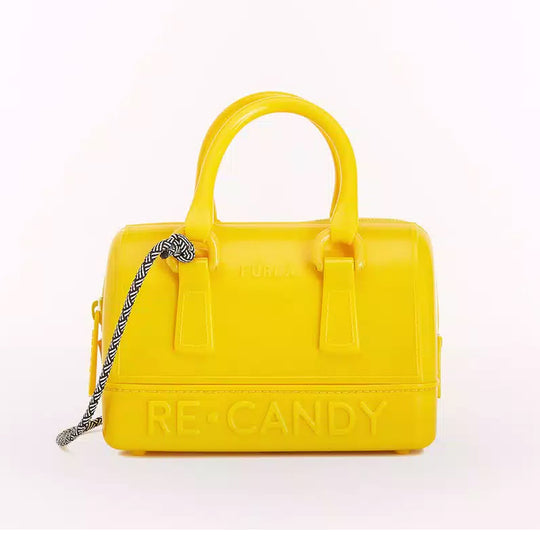 Furla Candy Cyber Yellow Mini Boston Bag Cyber Yellow Mini