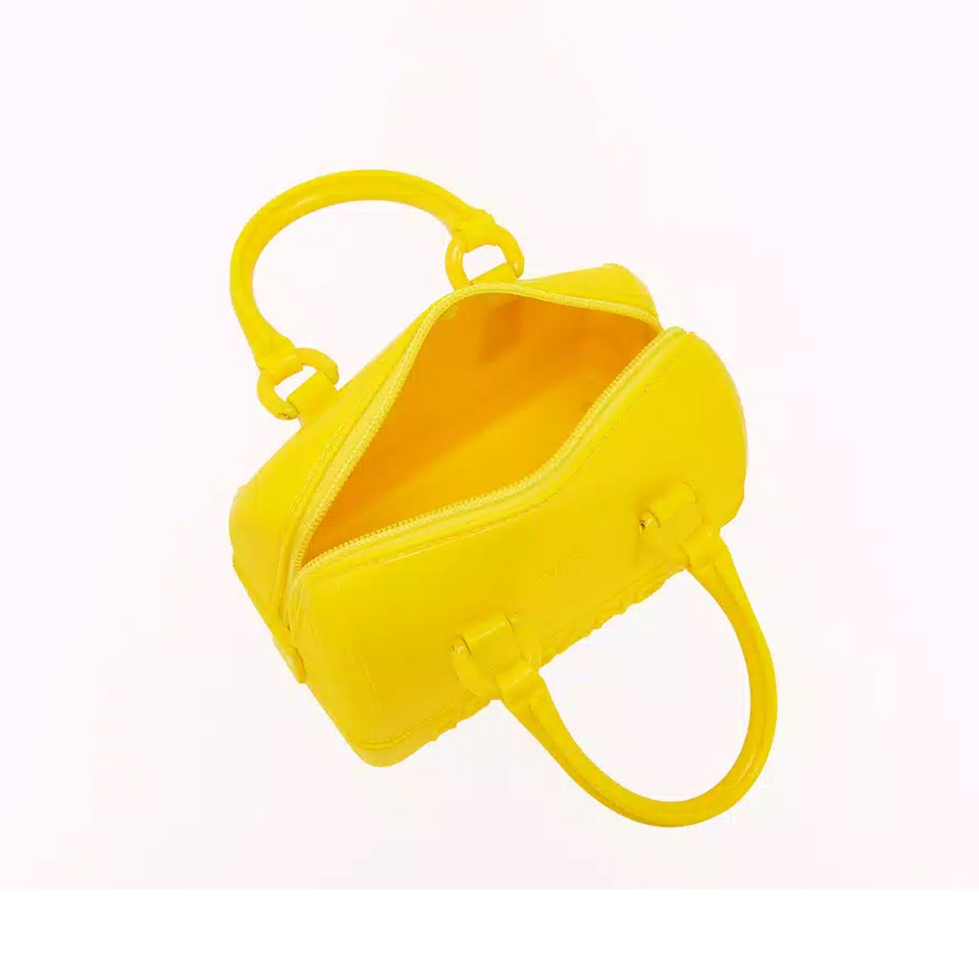 Furla Candy Cyber Yellow Mini Boston Bag