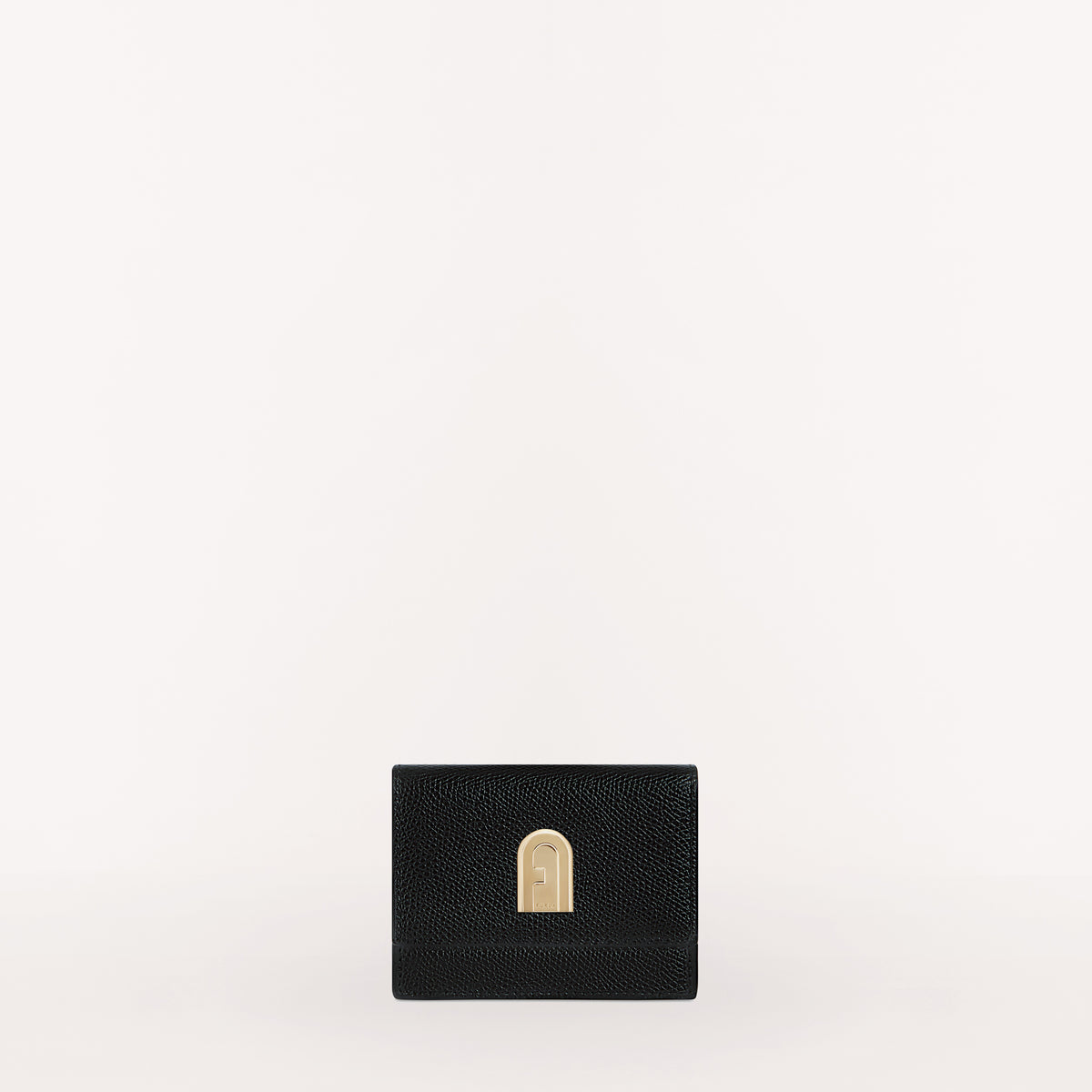 Furla 1927 Compact Wallet Trifold, Nero, Ares