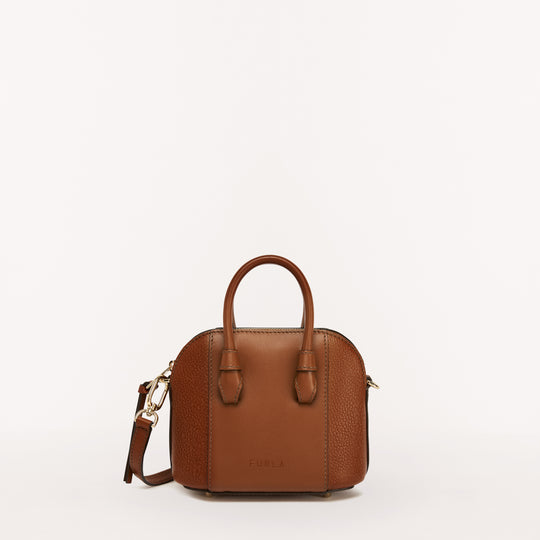 Furla Miastella Dome Bag Cognac H Mini