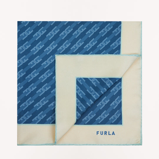 Furla Primula Carre' 60x60 Blu Denim
