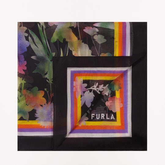 Furla Primavera Stola Scarf Toni Nero 70x200