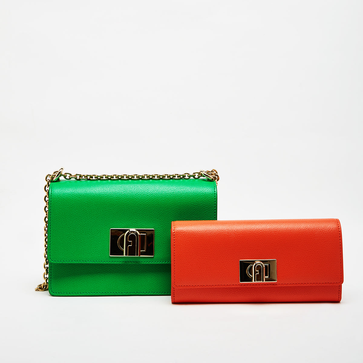 Furla 1927 Mini Crossbody Bag with Continental Wallet Combo Grass Clivia Mini One Size