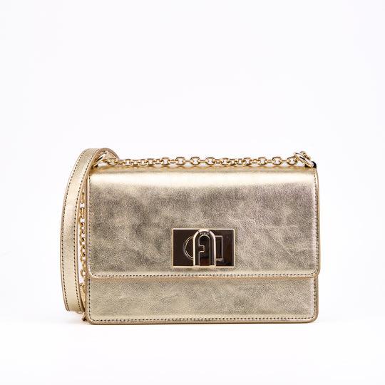Furla 1927 Mini Crossbody Bag Color Gold Mini