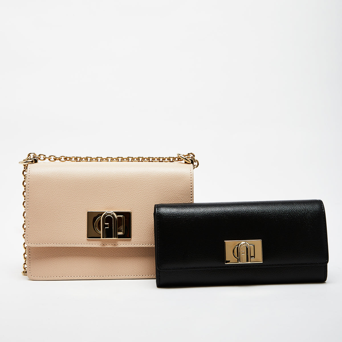 Furla 1927 Mini Crossbody Bag with Continental Wallet Combo Ballerina I Nero Mini One Size