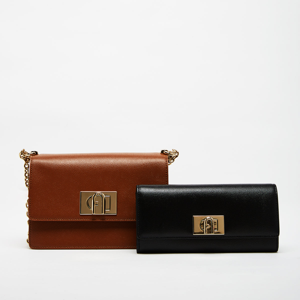 Furla 1927 Mini Crossbody Bag with Continental Wallet Combo Mars Nero Mini One Size