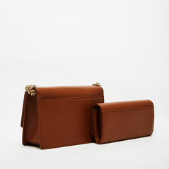 Furla 1927 Mini Crossbody Bag with Continental Wallet Combo Mars Cognac H Mini One Size