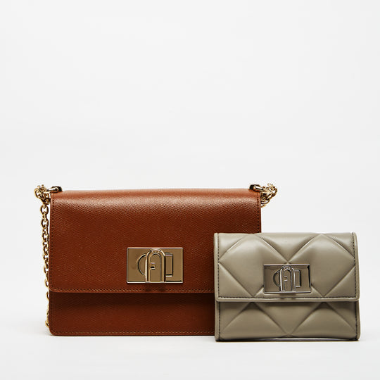 Furla Mini Crossbody with Compact Wallet Combo