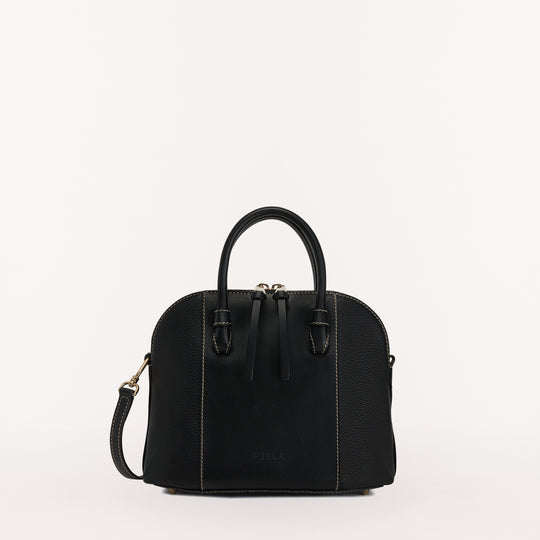 Furla Miastella Dome Crossbody Bag Nero S